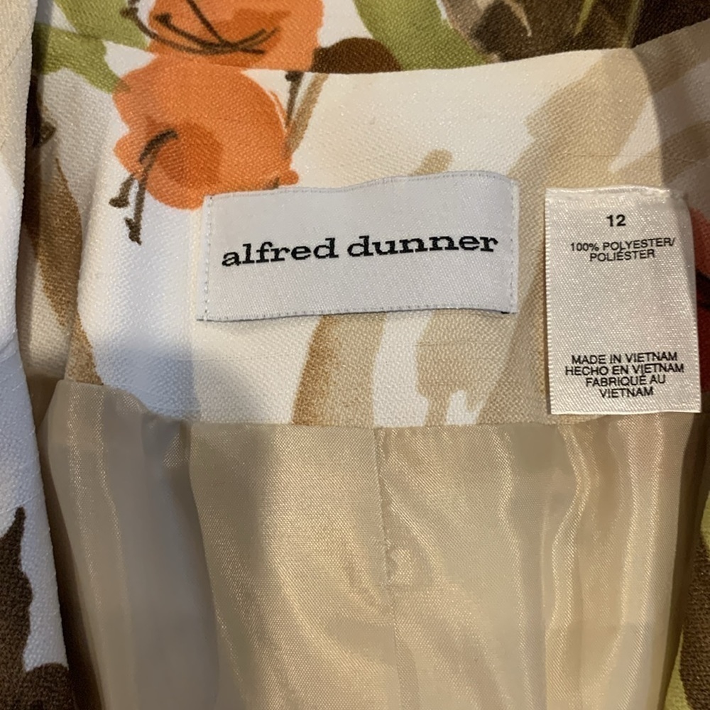 NWOT - Alfred Dunner Buttonless Floral Blazer Size 12 - NWOT - Picture 11 of 16